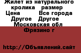 Жилет из натурального кролика,44размер › Цена ­ 500 - Все города Другое » Другое   . Московская обл.,Фрязино г.